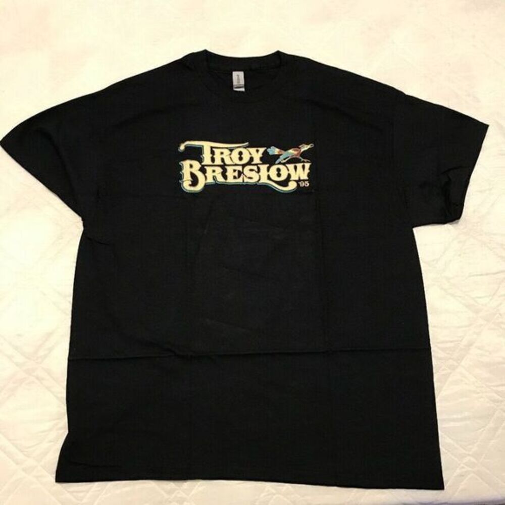 Vintage Troy Breslow '95 black concert T shirt XL nwot